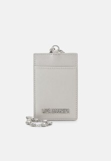 Визитница Love Moschino BADGE HOLDER, серебро