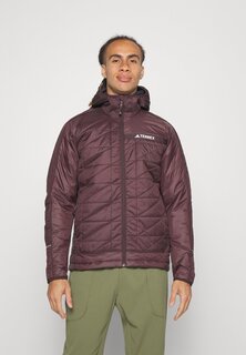 Куртка для отдыха на природе Adidas Terrex TERREX MULTI INSULATION HOODED JACKET, темно-коричневый