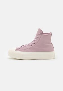 Высокие кроссовки Converse CHUCK TAYLOR ALL STAR LIFT, цвет phantom violet/egret/silver