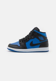 Высокие кроссовки Jordan AIR JORDAN 1 MID, цвет black/royal blue/white
