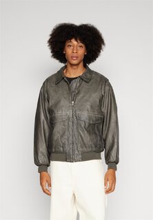 Куртка из синтетической кожи BDG Urban Outfitters UNISEX FLIGHT JACKET, серый