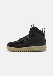 Высокие туфли Nike LUNAR FORCE 1 DUCKBOOT UNISEX, цвет black/neutral olive