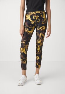Леггинсы Versace Jeans Couture TAPE, цвет black/gold