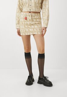 Мини-юбка Fiorucci MONOGRAM SKIRT ECRU, кремовый