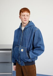 Джинсовая куртка Carhartt WIP КУРТКА ACTIVE, синий, цвет blue stone washed