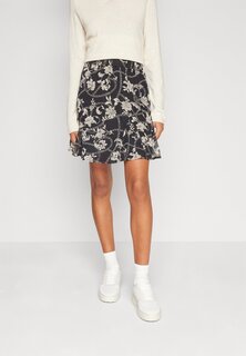 Мини-юбка VILA VISIA FALIA SKIRT, черный