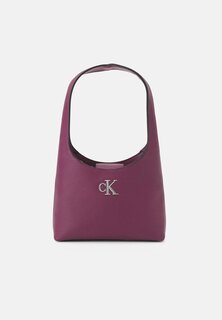 Сумочка Calvin Klein Jeans СУМКА НА ПЛЕЧО MINIMAL MONOGRAM, цвет amaranth