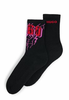 Носки HUGO 2PACK, цвет black one
