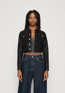 Джинсовая куртка Karl Lagerfeld Jeans УКОРОЧЕННАЯ КУРТКА, черный