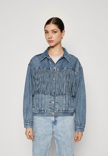 Джинсовая куртка Levi&apos;s 90S FRINGE TRUCKER, цвет blue denim Levis