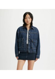 Джинсовая куртка Levi&apos;s WELLTHREAD BELLOS TRKR MY GARDEN, цвет my garden blues Levis