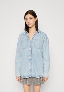 Пальто Noisy May NMALVA SHACKET, цвет light blue denim