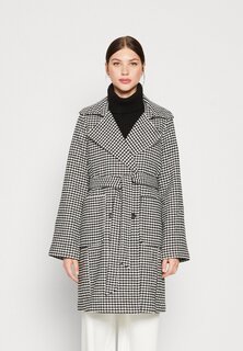 Пальто Pieces РЕМЕНЬ PCJOANNES CHECKED COAT, цвет black/white
