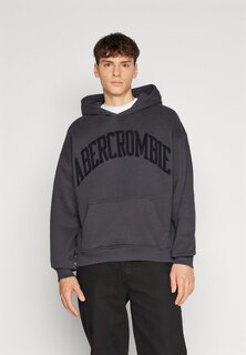 Толстовка Abercrombie &amp; Fitch ХУДИ TONAL VARSITY LOGO POPOVER, PHANTOM