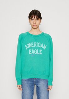 Толстовка American Eagle ЭКИПАЖ, зеленый