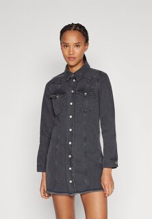 Платье ONLY ONLKRAVITZ SLIM DRESS, цвет dark grey denim