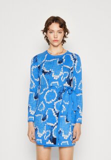 Платье Point Never Fully Dressed BLUE ANIMAL MINI SYDNEY DRESS, синий