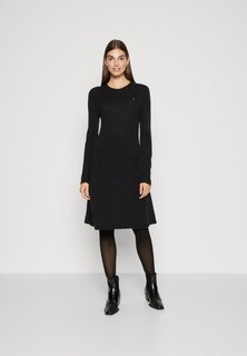 Платье Point Tommy Hilfiger SOFT FLARED DRESS, черный