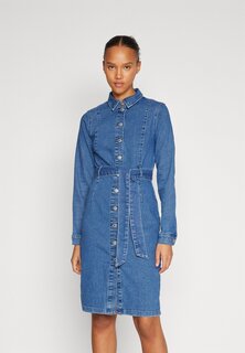 Платье Vaquero Vero Moda VMNELLY DRESS, цвет medium blue