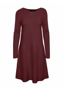 Платье Vero Moda Curve VMCNANCY LS BOATNECK GA EXC CUR, цвет port royale