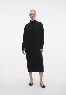 Платье Vero Moda VMKADEN HIGHNECK CALF DRESS, черный