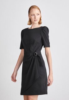Платье из джерси DKNY WRAP, черный