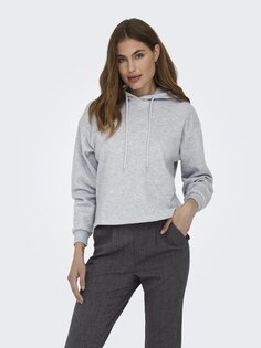 Толстовка ONLY КАПЮШОН ONLFAVE, цвет light grey melange