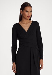 Платье из джерси Lauren Ralph Lauren GLENDON LONG SLEEVE DAY DRESS, черный