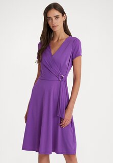 Платье из джерси Lauren Ralph Lauren KARLEE SHORT SLEEVE DAY DRESS, цвет purple jasper