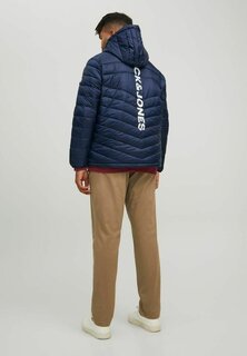 Зимняя куртка Jack &amp; Jones JJEHERO PUFFER HOOD, цвет navy blazer