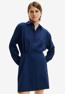 Платье-рубашка Desigual, синее