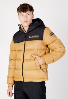 Зимняя куртка Napapijri А-ХОРНЕЛЕН, цвет dark beige