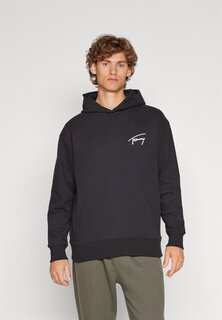 Толстовка Tommy Jeans SIGNATURE HOODIE, черный