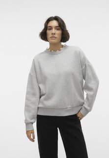 Толстовка Vero Moda ВМЕББА, цвет mottled light grey