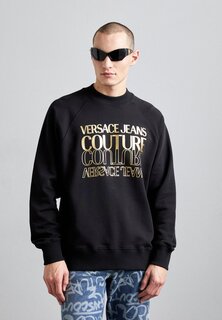 Толстовка Versace Jeans Couture UPSIDEDOWN, цвет black/gold