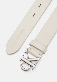 Ремень Calvin Klein Jeans ROUND MONO BELT, слоновая кость