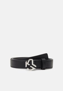 Ремень Karl Lagerfeld Jeans РЕМЕНЬ ЖЕНСКИЙ MONOGRAM, черный