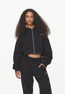 Толстовка с кремальерой Pegador DORSET CROPPED ZIP HOODIE, черный