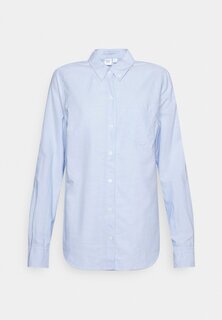 Рубашка GAP FITTED BOYFRIEND, голубой