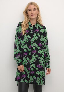 Рубашка Kaffe BPFELICIA, цвет black green purple flowers