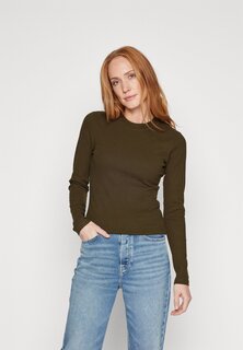 Топ с длинными рукавами Marc O&apos;Polo DENIM LONGSLEEVE CREWNECK, темно-зеленый