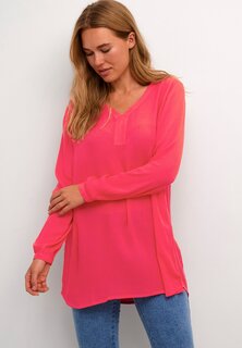 Туника Kaffe AMBER V-NECK, цвет virtual pink