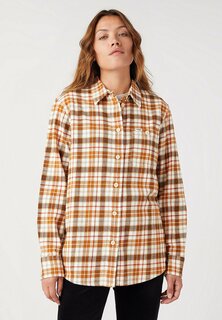 Рубашка Wrangler, цвет brown