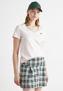 Футболка с принтом Levi&apos;s PERFECT VNECK, цвет mauve chalk Levis