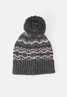 Шапка Barbour CASE FAIRISLE BEANIE UNISEX, черный/шифер