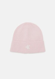 Шапка Calvin Klein Jeans АРХИВ LOGO BEANIE, розовый