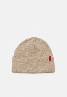 Шапка Levi&apos;s SLOUCHY RED TAB BEANIE UNISEX, кремовый Levis