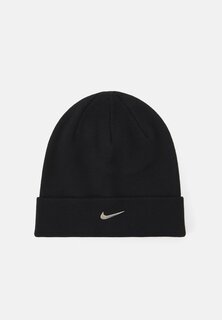 Шапка Nike PEAK BEANIE UNISEX, цвет black/metallic silver