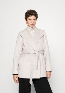 Классическое платье Selected Femme SLFROSA SHORT WOOL COAT B, песочная ракушка/меланж