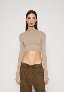 Свитшот Calvin Klein SENSUAL LOGO, цвет neutral taupe